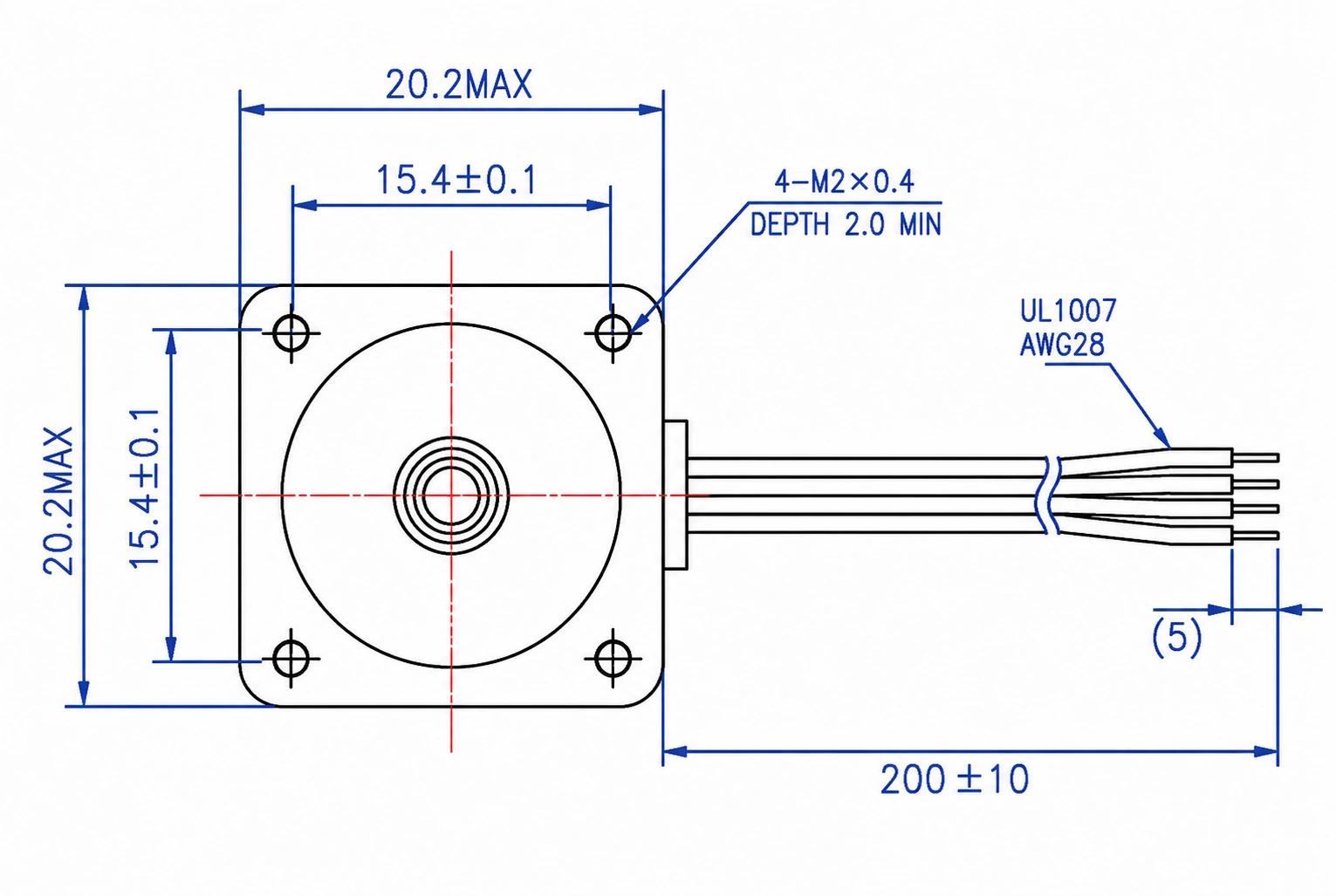 20 Series Hybrid Stepper Motor Wiring Diagram